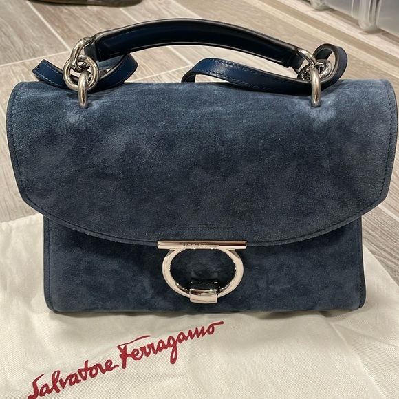 Salvatore Ferragamo Handbags - Salvatore Ferragamo Margo Gancini top handle